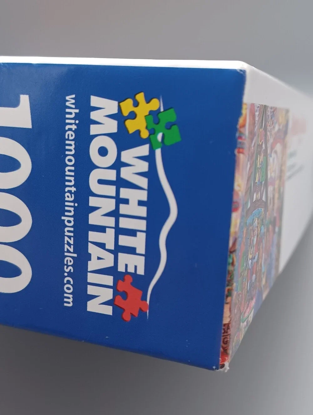 White Mountain Meeting Santa Puzzle Complete